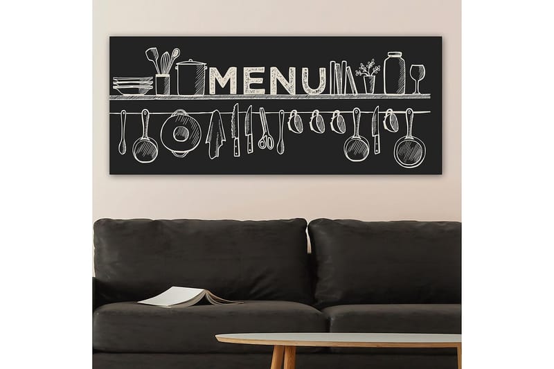 CANVASTAVLA YTY Food & Beverage Flerfärgad 120x50 cm - Inredning & dekor - Tavlor & konst - Canvastavla