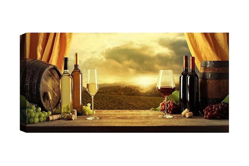CANVASTAVLA YTY Food & Beverage Flerfärgad 120x50 cm - Inredning & dekor - Tavlor & konst - Canvastavla
