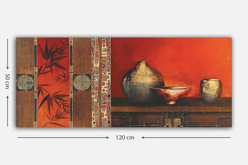 CANVASTAVLA YTY Food & Beverage Flerfärgad 120x50 cm - Inredning & dekor - Tavlor & konst - Canvastavla