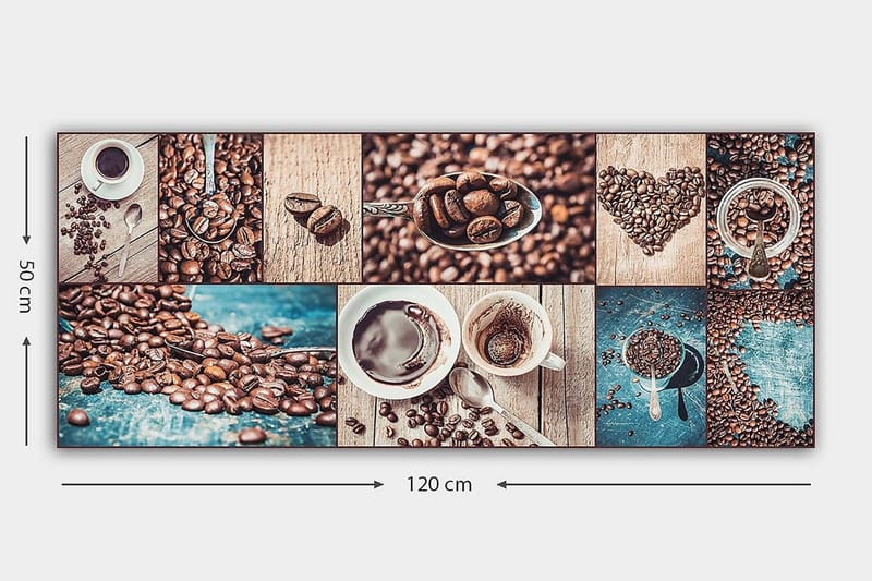 Canvastavla YTY Food & Beverage Flerfärgad - 120x50 cm - Inredning & dekor - Tavlor & konst - Canvastavla