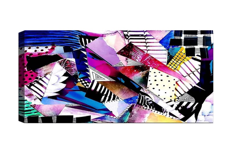 CANVASTAVLA YTY Geometric Flerfärgad 120x50 cm - Inredning & dekor - Tavlor & konst - Canvastavla