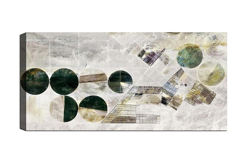 CANVASTAVLA YTY Geometric Flerfärgad 120x50 cm - Inredning & dekor - Tavlor & konst - Canvastavla