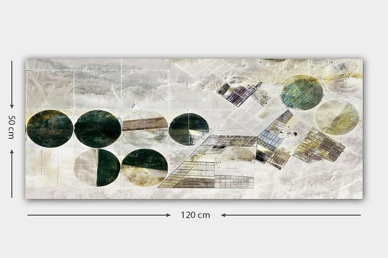 CANVASTAVLA YTY Geometric Flerfärgad 120x50 cm - Inredning & dekor - Tavlor & konst - Canvastavla