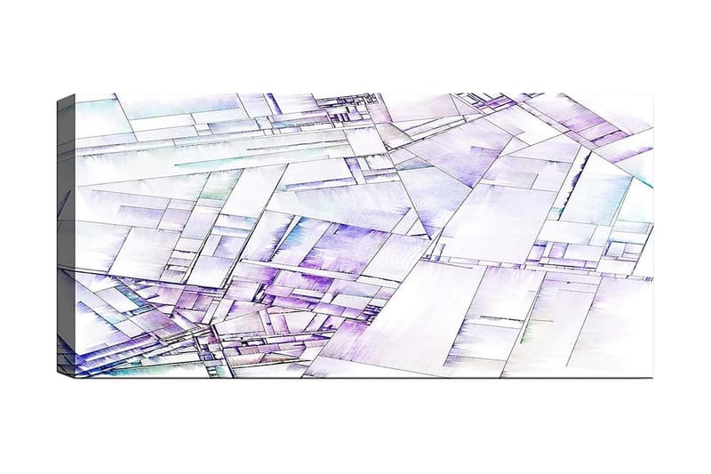 CANVASTAVLA YTY Geometric Flerfärgad 120x50 cm - Inredning & dekor - Tavlor & konst - Canvastavla