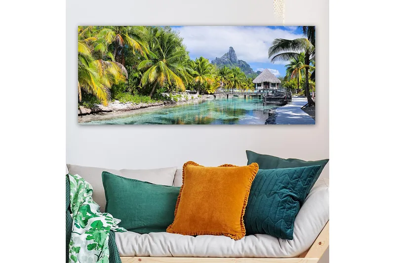 Canvastavla YTY Landscape & Nature Flerfärgad - 120x50 cm - Inredning & dekor - Tavlor & konst - Canvastavla