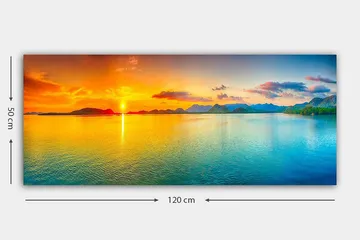 Canvastavla YTY Landscape & Nature Flerfärgad - 120x50 cm - Inredning & dekor - Tavlor & konst - Canvastavla