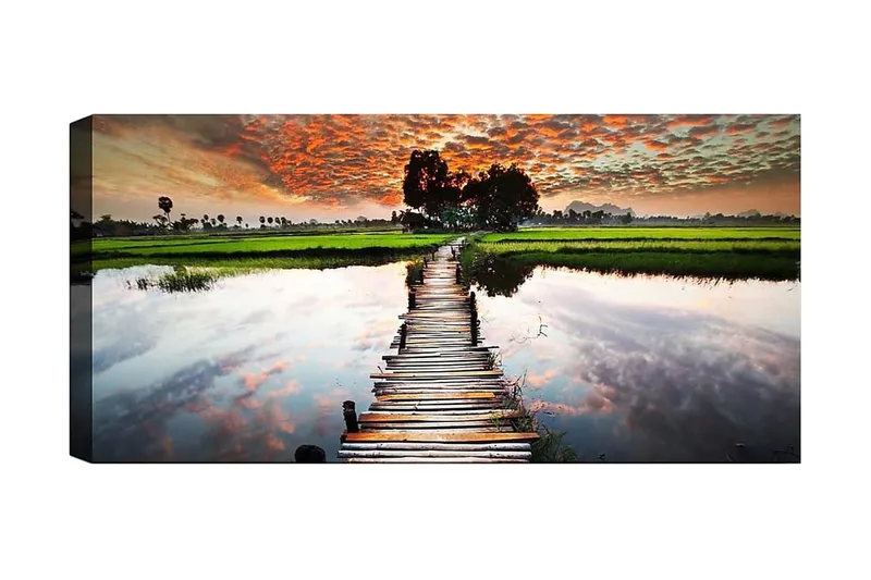 Canvastavla YTY Landscape & Nature Flerfärgad - 120x50 cm - Inredning & dekor - Tavlor & konst - Canvastavla