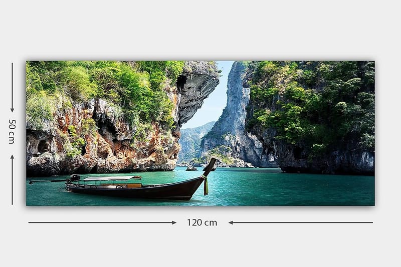 Canvastavla YTY Landscape & Nature Flerfärgad - 120x50 cm - Inredning & dekor - Tavlor & konst - Canvastavla