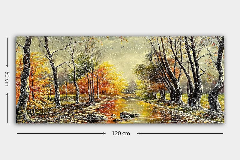 CANVASTAVLA YTY Landscape & Nature Flerfärgad 120x50 cm - Inredning & dekor - Tavlor & konst - Canvastavla