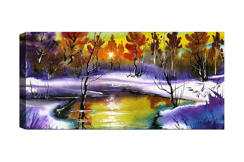 CANVASTAVLA YTY Landscape & Nature Flerfärgad 120x50 cm - Inredning & dekor - Tavlor & konst - Canvastavla