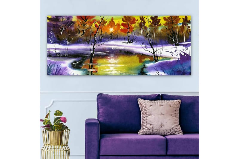 CANVASTAVLA YTY Landscape & Nature Flerfärgad 120x50 cm - Inredning & dekor - Tavlor & konst - Canvastavla