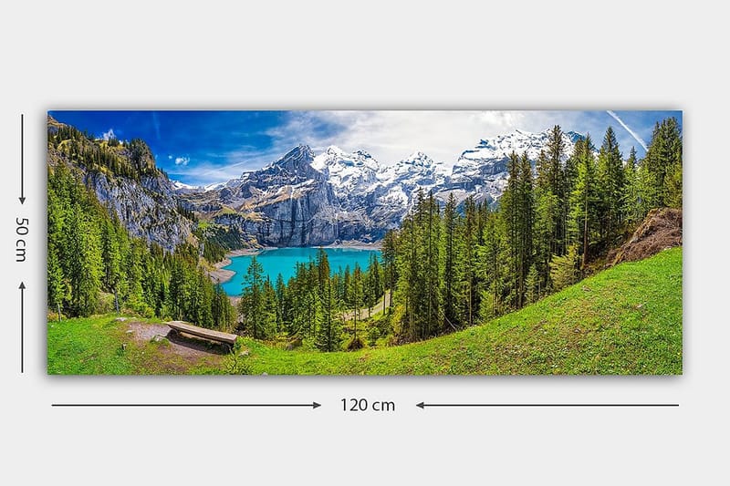 CANVASTAVLA YTY Landscape & Nature Flerfärgad 120x50 cm - Inredning & dekor - Tavlor & konst - Canvastavla