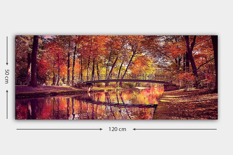 CANVASTAVLA YTY Landscape & Nature Flerfärgad 120x50 cm - Inredning & dekor - Tavlor & konst - Canvastavla
