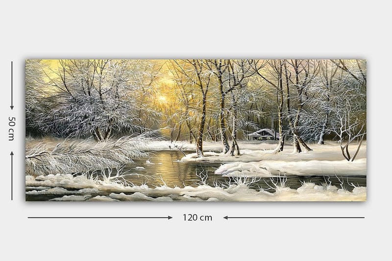 CANVASTAVLA YTY Landscape & Nature Flerfärgad 120x50 cm - Inredning & dekor - Tavlor & konst - Canvastavla