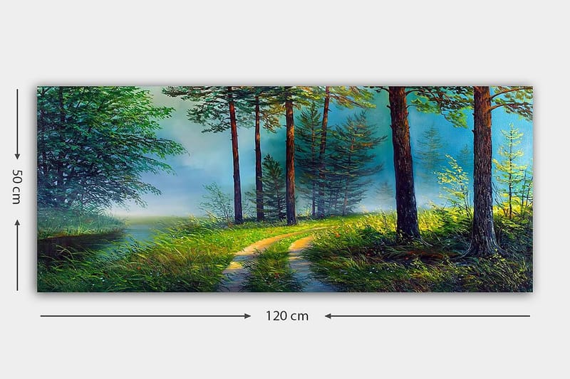CANVASTAVLA YTY Landscape & Nature Flerfärgad 120x50 cm - Inredning & dekor - Tavlor & konst - Canvastavla