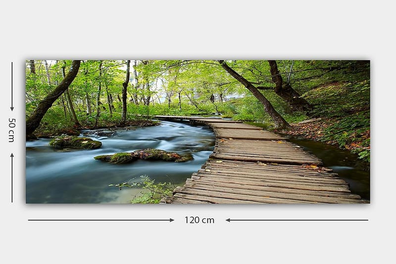 CANVASTAVLA YTY Landscape & Nature Flerfärgad 120x50 cm - Inredning & dekor - Tavlor & konst - Canvastavla