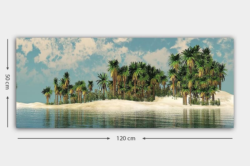CANVASTAVLA YTY Landscape & Nature Flerfärgad 120x50 cm - Inredning & dekor - Tavlor & konst - Canvastavla