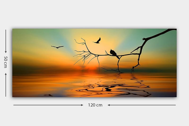 CANVASTAVLA YTY Landscape & Nature Flerfärgad 120x50 cm - Inredning & dekor - Tavlor & konst - Canvastavla