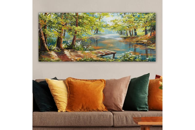 CANVASTAVLA YTY Landscape & Nature Flerfärgad 120x50 cm - Inredning & dekor - Tavlor & konst - Canvastavla