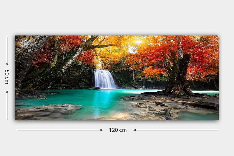 CANVASTAVLA YTY Landscape & Nature Flerfärgad 120x50 cm - Inredning & dekor - Tavlor & konst - Canvastavla