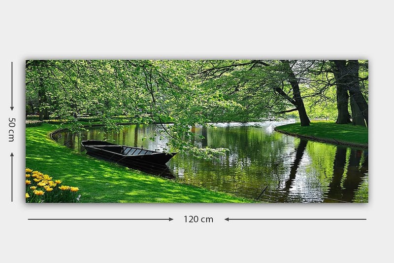 CANVASTAVLA YTY Landscape & Nature Flerfärgad 120x50 cm - Inredning & dekor - Tavlor & konst - Canvastavla