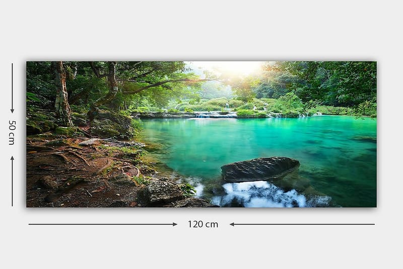 CANVASTAVLA YTY Landscape & Nature Flerfärgad 120x50 cm - Inredning & dekor - Tavlor & konst - Canvastavla