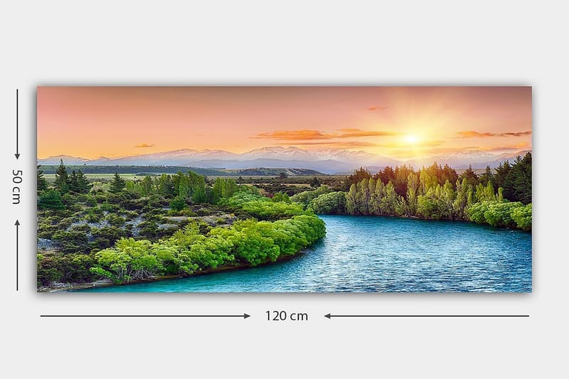 CANVASTAVLA YTY Landscape & Nature Flerfärgad 120x50 cm - Inredning & dekor - Tavlor & konst - Canvastavla