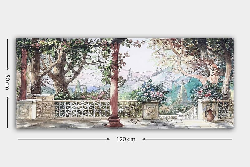 Canvastavla YTY Landscape & Nature Flerfärgad - 120x50 cm - Inredning & dekor - Tavlor & konst - Canvastavla