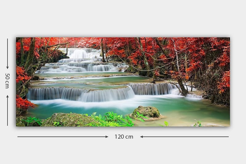 Canvastavla YTY Landscape & Nature Flerfärgad - 120x50 cm - Inredning & dekor - Tavlor & konst - Canvastavla