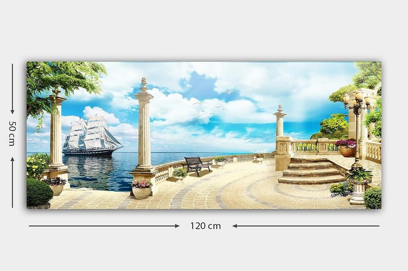 Canvastavla YTY Landscape & Nature Flerfärgad - 120x50 cm - Inredning & dekor - Tavlor & konst - Canvastavla