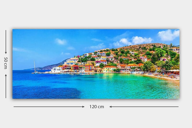 Canvastavla YTY Landscape & Nature Flerfärgad - 120x50 cm - Inredning & dekor - Tavlor & konst - Canvastavla