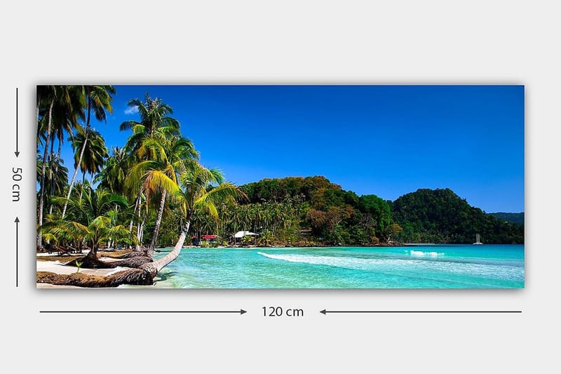 Canvastavla YTY Landscape & Nature Flerfärgad - 120x50 cm - Inredning & dekor - Tavlor & konst - Canvastavla