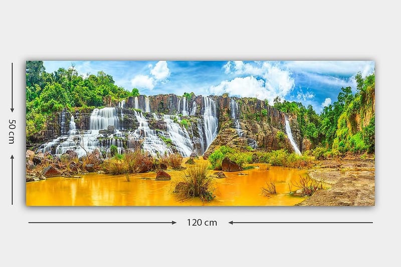 Canvastavla YTY Landscape & Nature Flerfärgad - 120x50 cm - Inredning & dekor - Tavlor & konst - Canvastavla