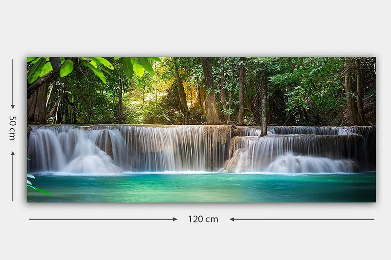 Canvastavla YTY Landscape & Nature Flerfärgad - 120x50 cm - Inredning & dekor - Tavlor & konst - Canvastavla