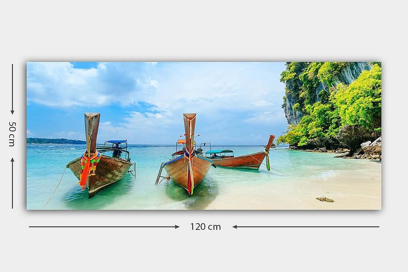 Canvastavla YTY Landscape & Nature Flerfärgad - 120x50 cm - Inredning & dekor - Tavlor & konst - Canvastavla