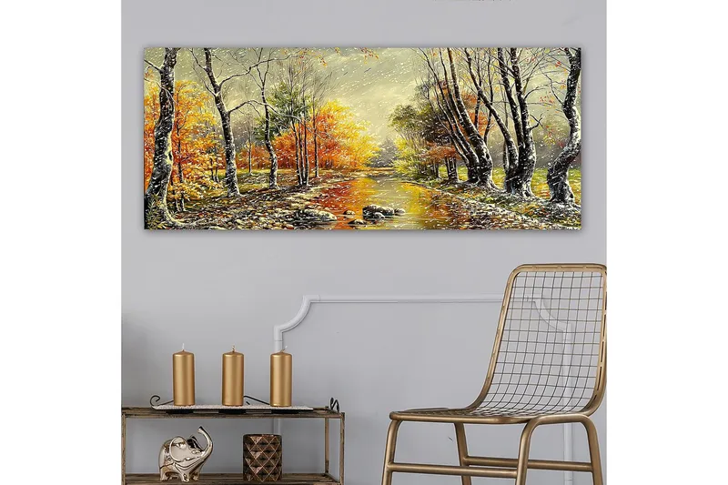 Canvastavla YTY Landscape & Nature Flerfärgad - 120x50 cm - Inredning & dekor - Tavlor & konst - Canvastavla