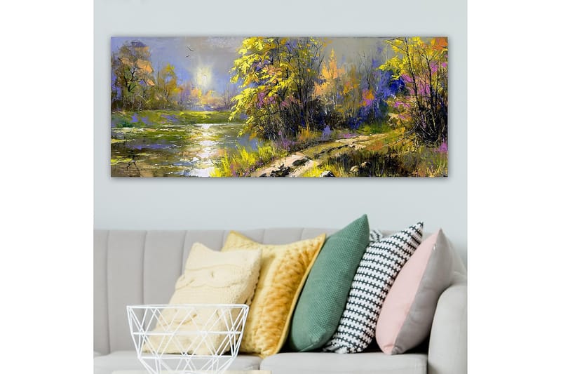Canvastavla YTY Landscape & Nature Flerfärgad - 120x50 cm - Inredning & dekor - Tavlor & konst - Canvastavla