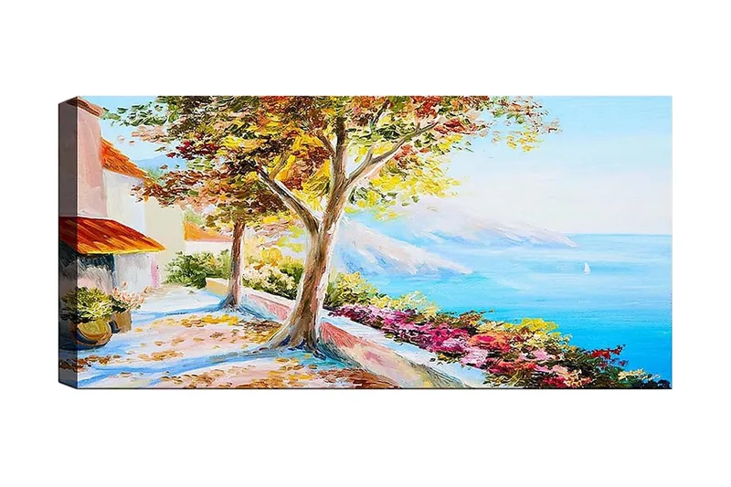 Canvastavla YTY Landscape & Nature Flerfärgad, 120x50 cm