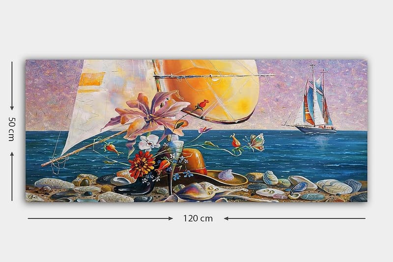 Canvastavla YTY Landscape & Nature Flerfärgad - 120x50 cm - Inredning & dekor - Tavlor & konst - Canvastavla