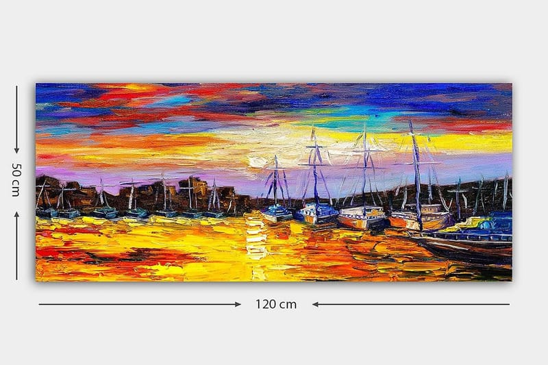 Canvastavla YTY Landscape & Nature Flerfärgad - 120x50 cm - Inredning & dekor - Tavlor & konst - Canvastavla