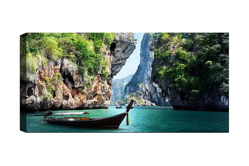 Canvastavla YTY Landscape & Nature Flerfärgad, 120x50 cm