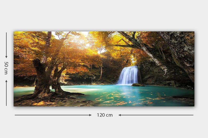 Canvastavla YTY Landscape & Nature Flerfärgad - 120x50 cm - Inredning & dekor - Tavlor & konst - Canvastavla