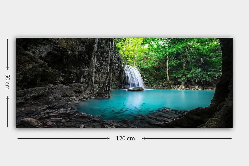 Canvastavla YTY Landscape & Nature Flerfärgad - 120x50 cm - Inredning & dekor - Tavlor & konst - Canvastavla