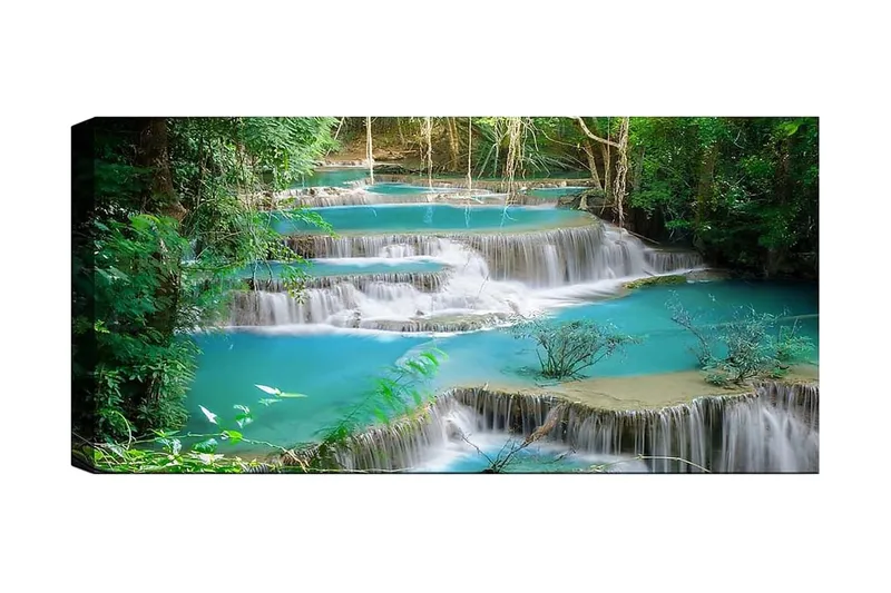 Canvastavla YTY Landscape & Nature Flerfärgad, 120x50 cm