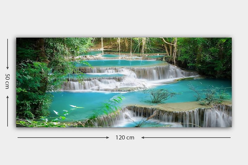 Canvastavla YTY Landscape & Nature Flerfärgad - 120x50 cm - Inredning & dekor - Tavlor & konst - Canvastavla