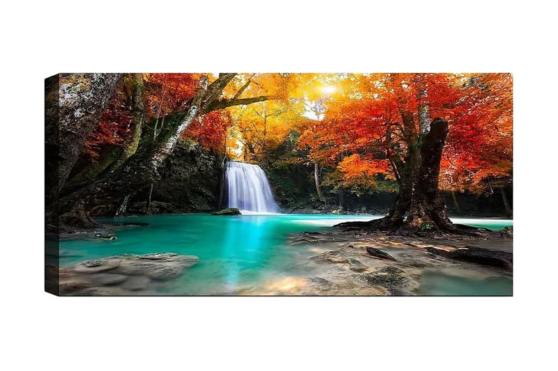 Canvastavla YTY Landscape & Nature Flerfärgad, 120x50 cm