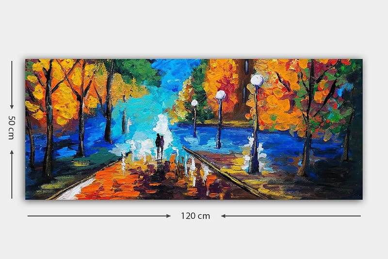 Canvastavla YTY Landscape & Nature Flerfärgad - 120x50 cm - Inredning & dekor - Tavlor & konst - Canvastavla