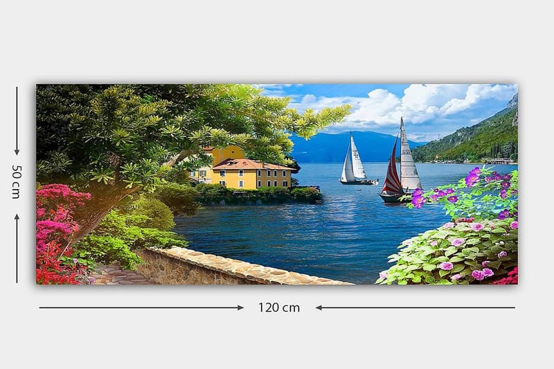 Canvastavla YTY Landscape & Nature Flerfärgad - 120x50 cm - Inredning & dekor - Tavlor & konst - Canvastavla