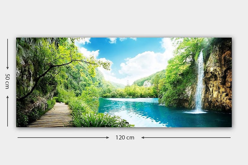 Canvastavla YTY Landscape & Nature Flerfärgad - 120x50 cm - Inredning & dekor - Tavlor & konst - Canvastavla