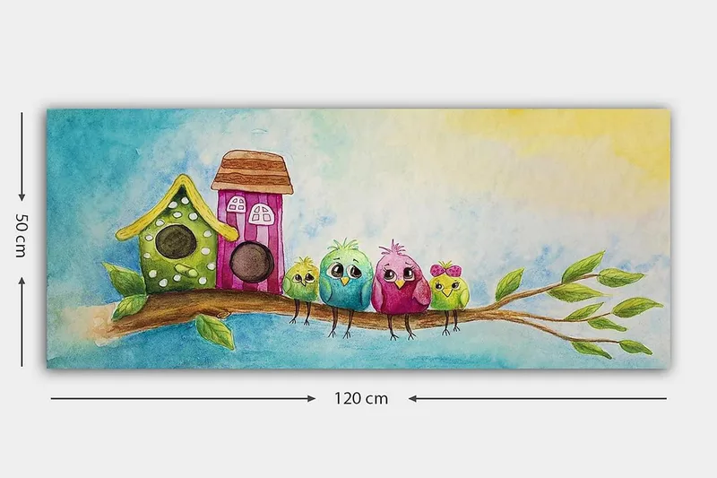 Canvastavla YTY Landscape & Nature Flerfärgad - 120x50 cm - Inredning & dekor - Tavlor & konst - Canvastavla